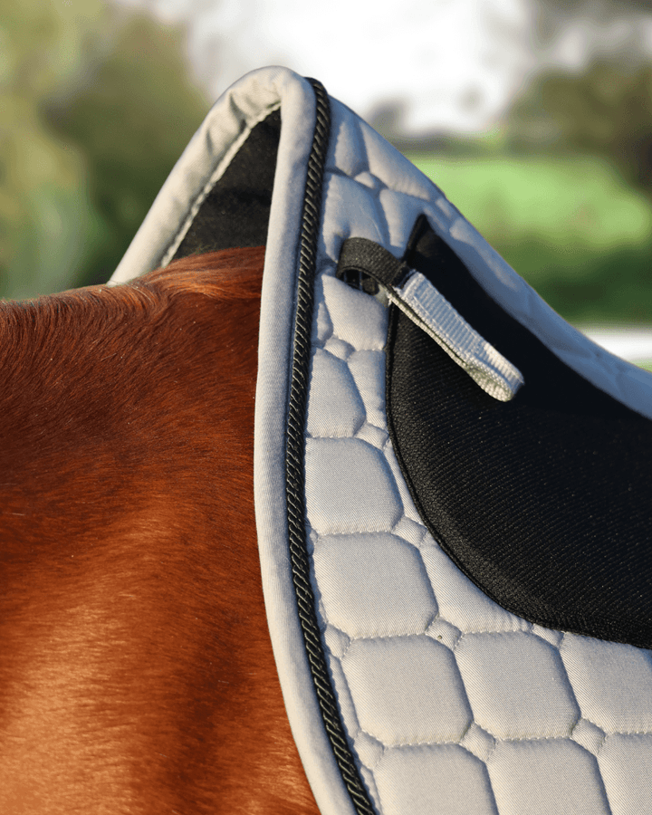 Pro-Impact Dressage Saddlecloth - Grey