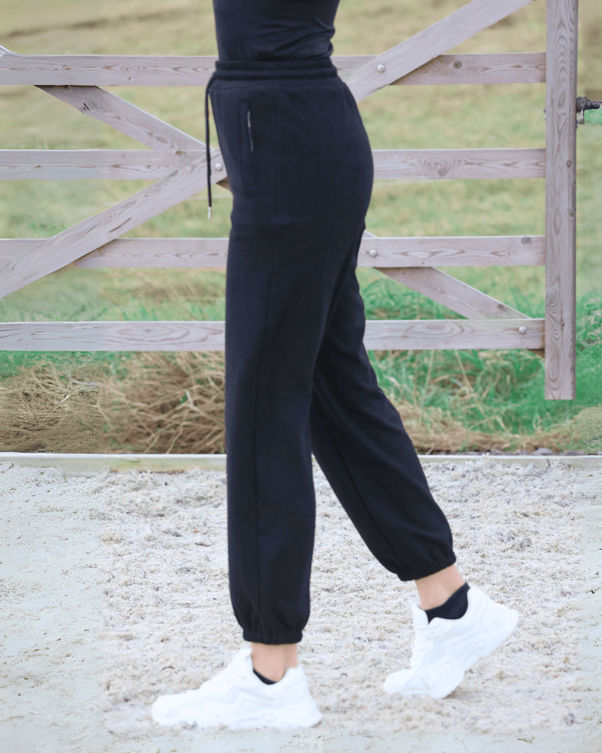Lola Polar Sweatpants - Black
