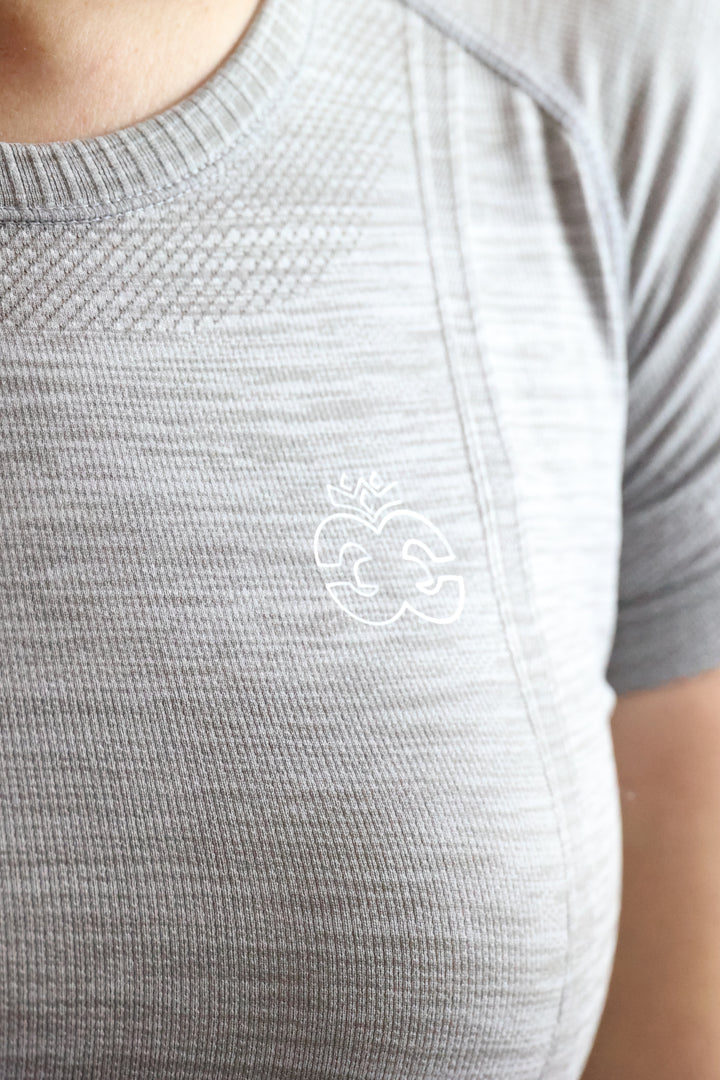 Dory Seamless Training Top - Slate Grey