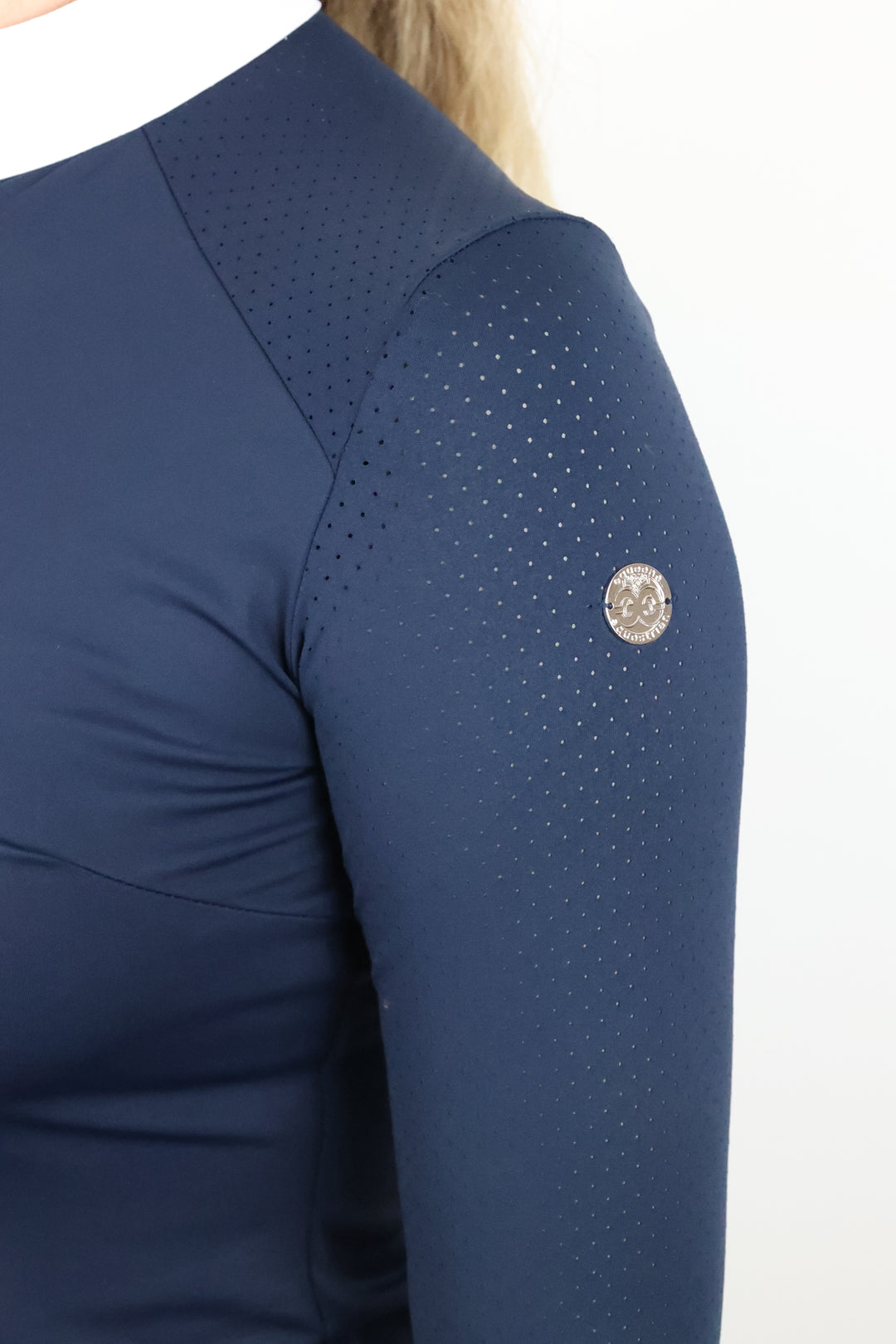 Nadia Long Sleeved Show Shirt - Navy