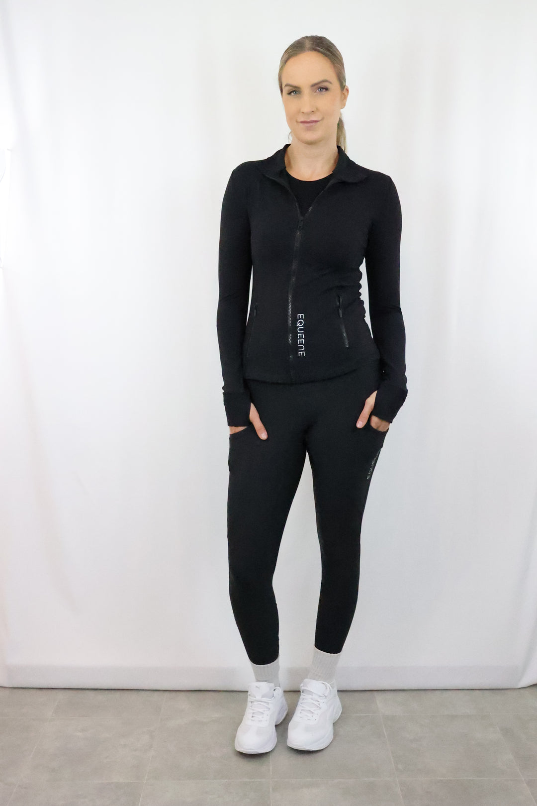 Chaqueta técnica de entrenamiento Sena - Negra