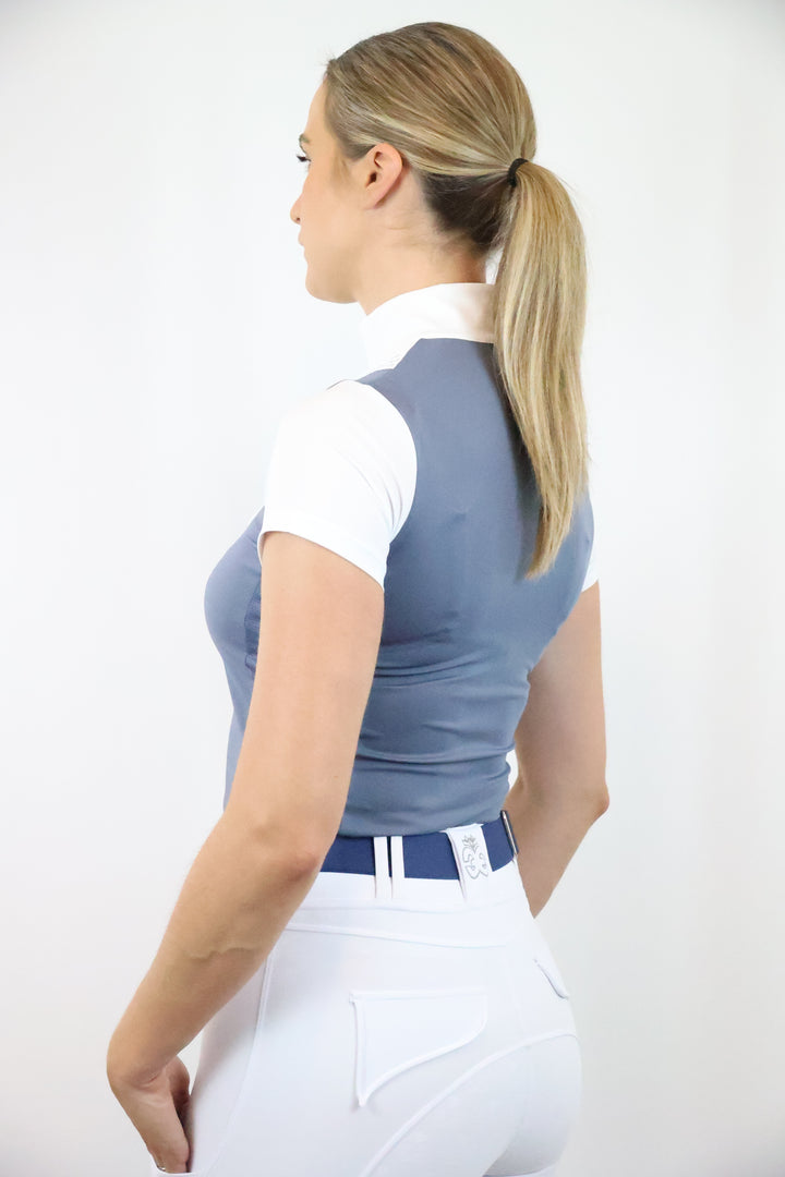 Camisa de exhibición Florence - Azul acero