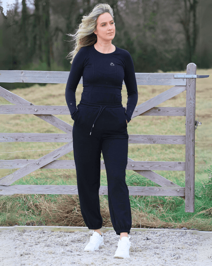 Lola Polar Sweatpants - Black