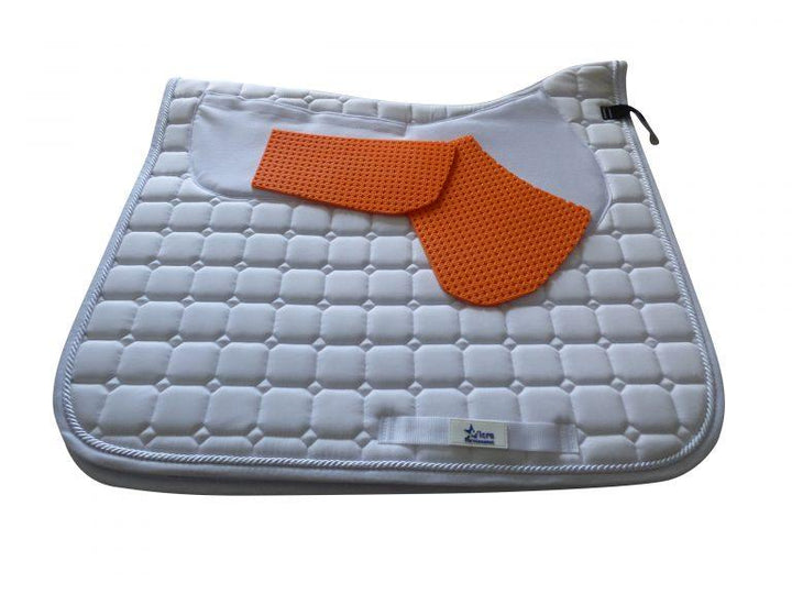 Pro-Impact Dressage Saddlecloth - White