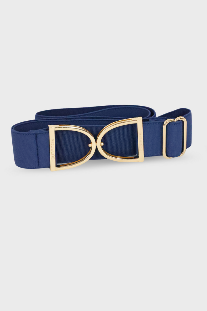 Stirrup Belt - Navy / Gold