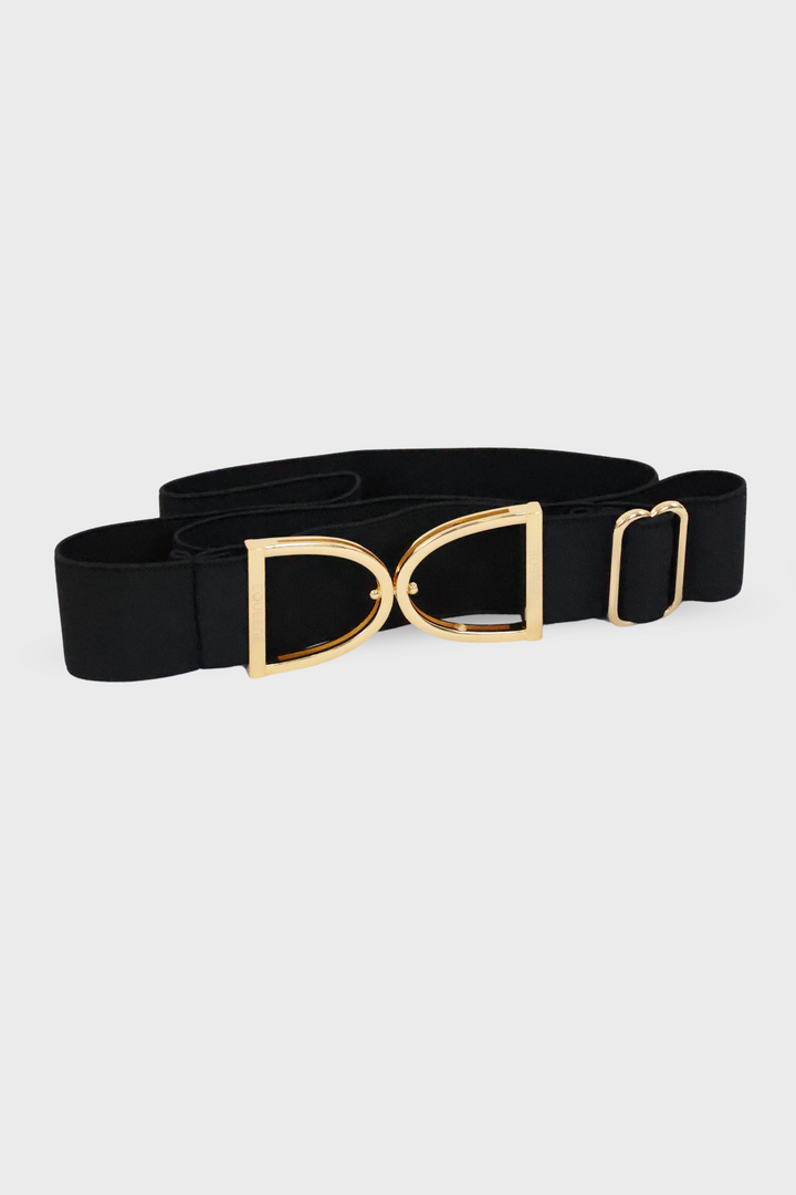 Stirrup Belt - Black / Gold