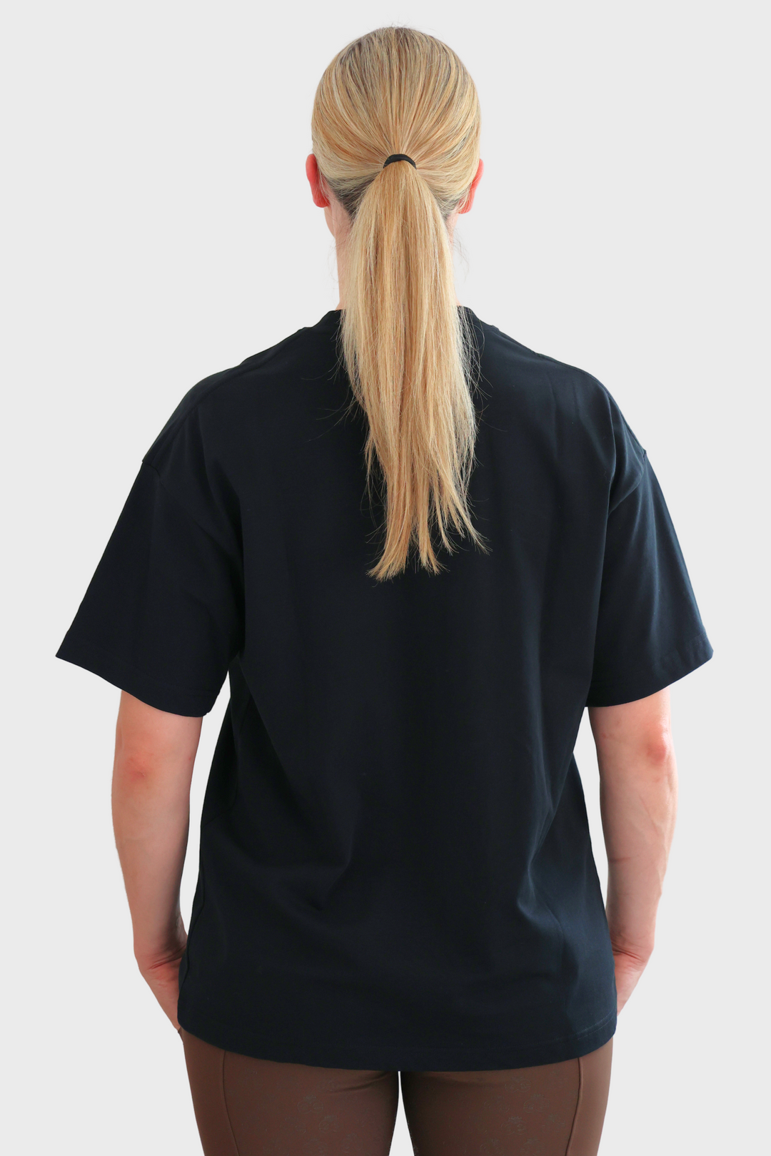 Tessa Oversized Tee - Black