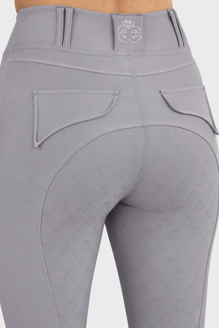 Performance Riding Breeches - Granite