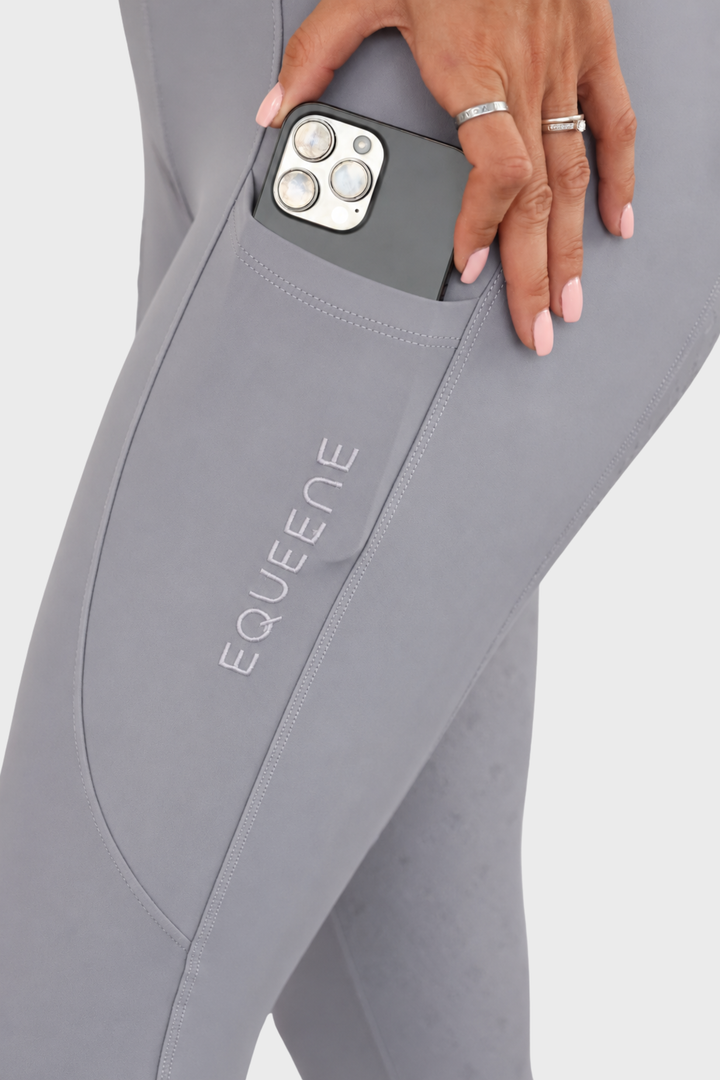Performance Riding Breeches - Granite