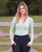 Molly Seamless Training Top - Sage