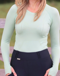 Molly Seamless Training Top - Sage