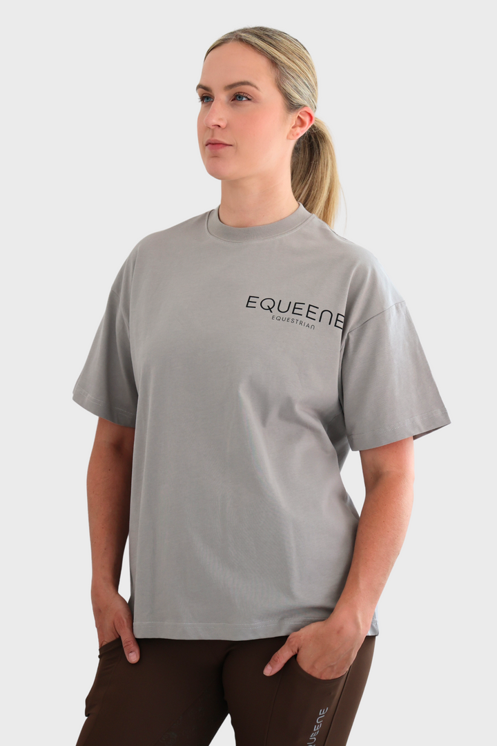 Tessa Oversized Tee - Grey