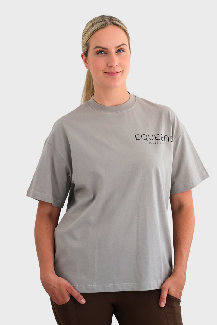 Tessa Oversized Tee - Grey