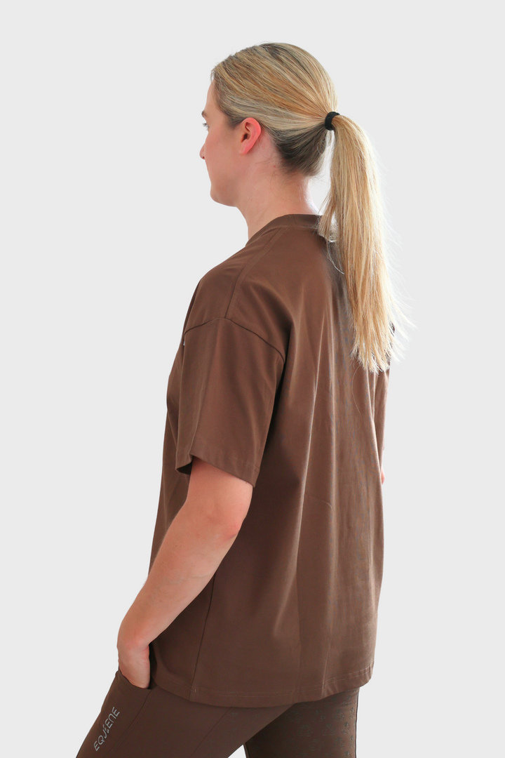 Tessa Oversized Tee - Espresso