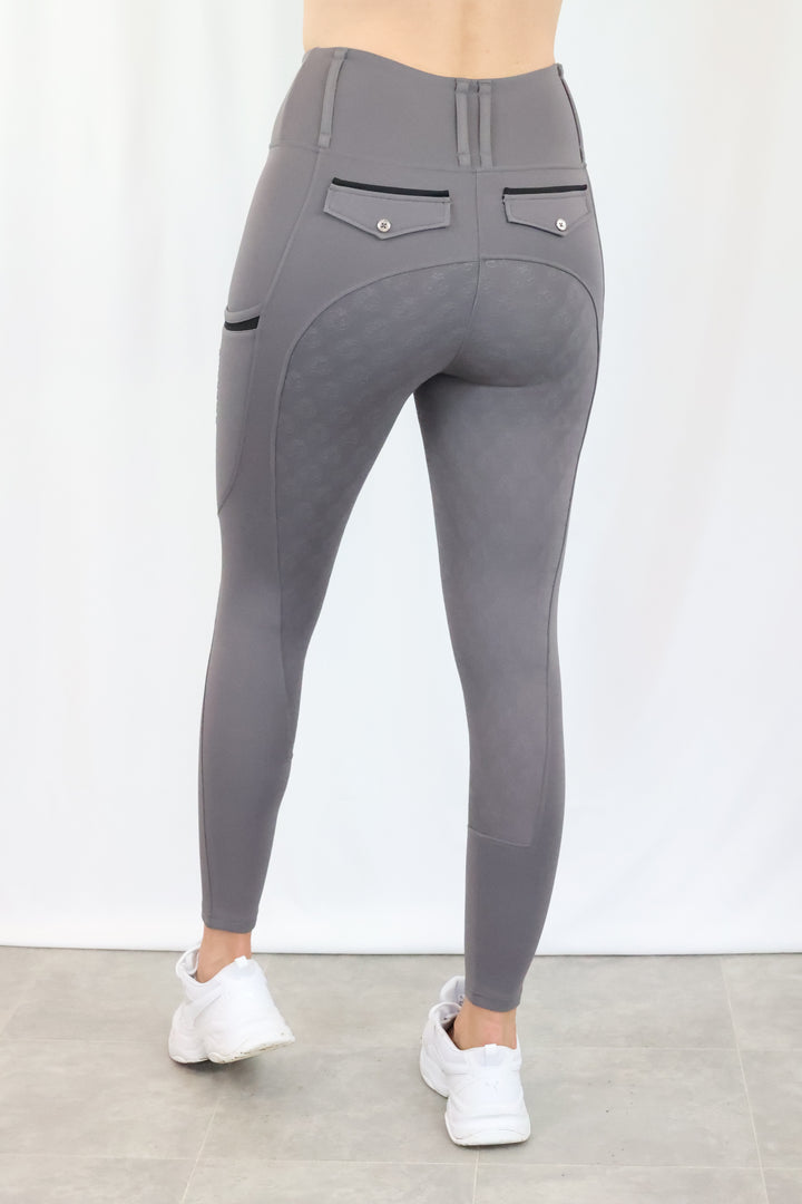 Elsa Pro Winter Breeches - Granite