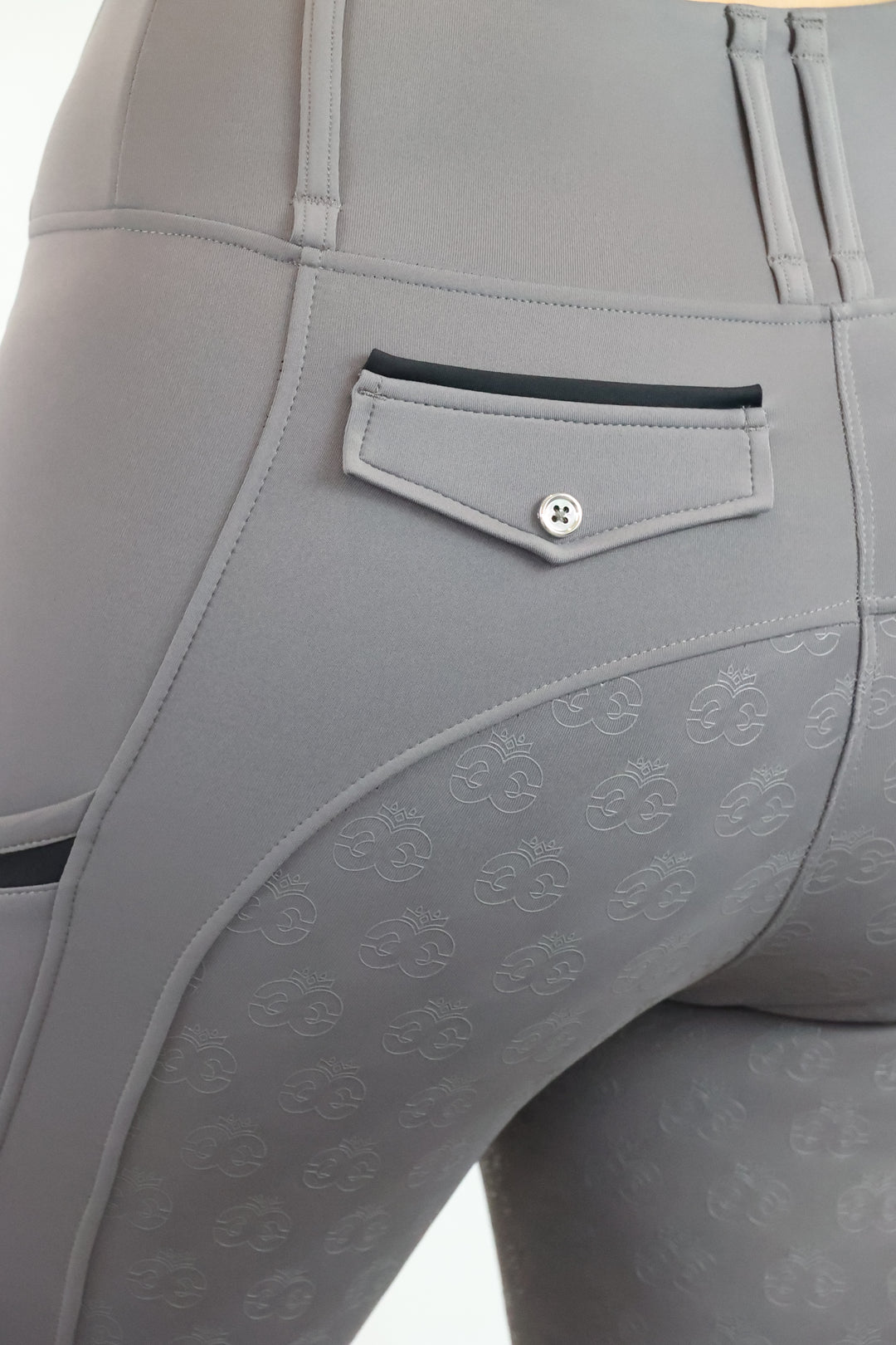 Elsa Pro Winter Breeches - Granite