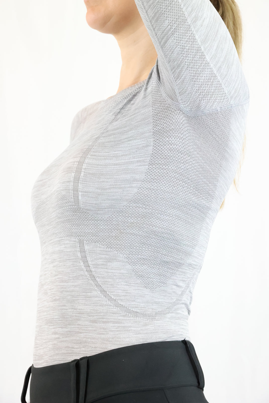 Molly Seamless Training Top - Slate Grey