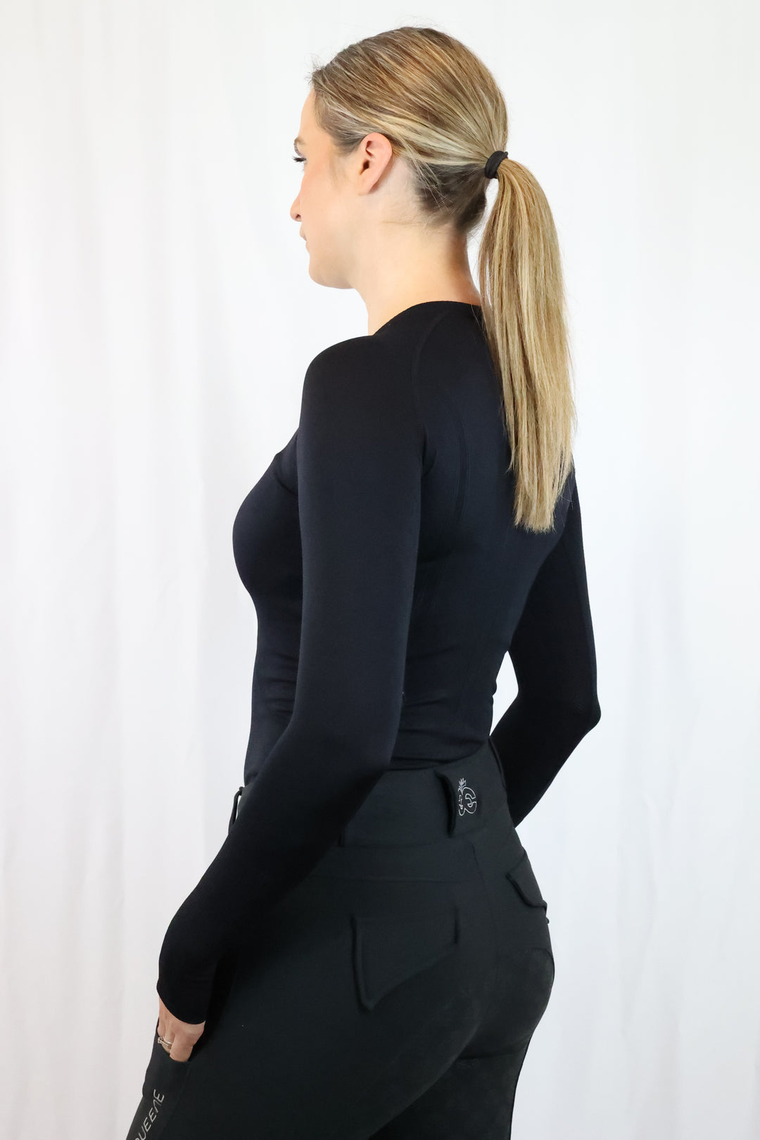 Molly Seamless Training Top - Black