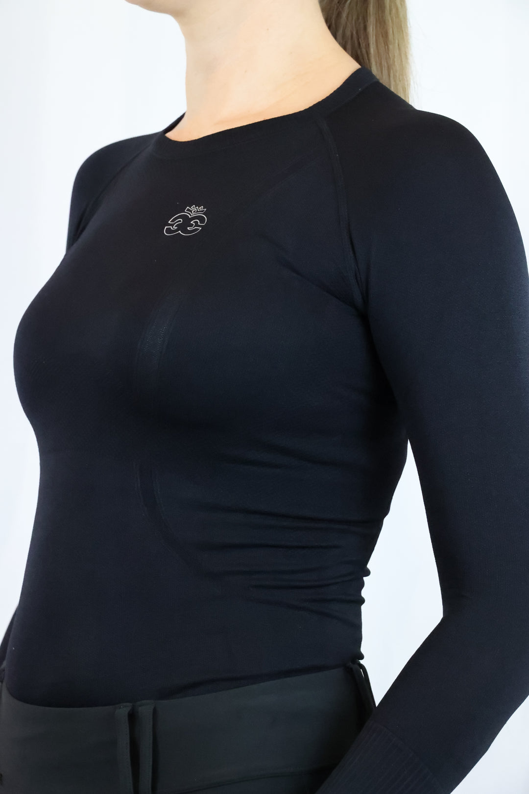 Molly Seamless Training Top - Black