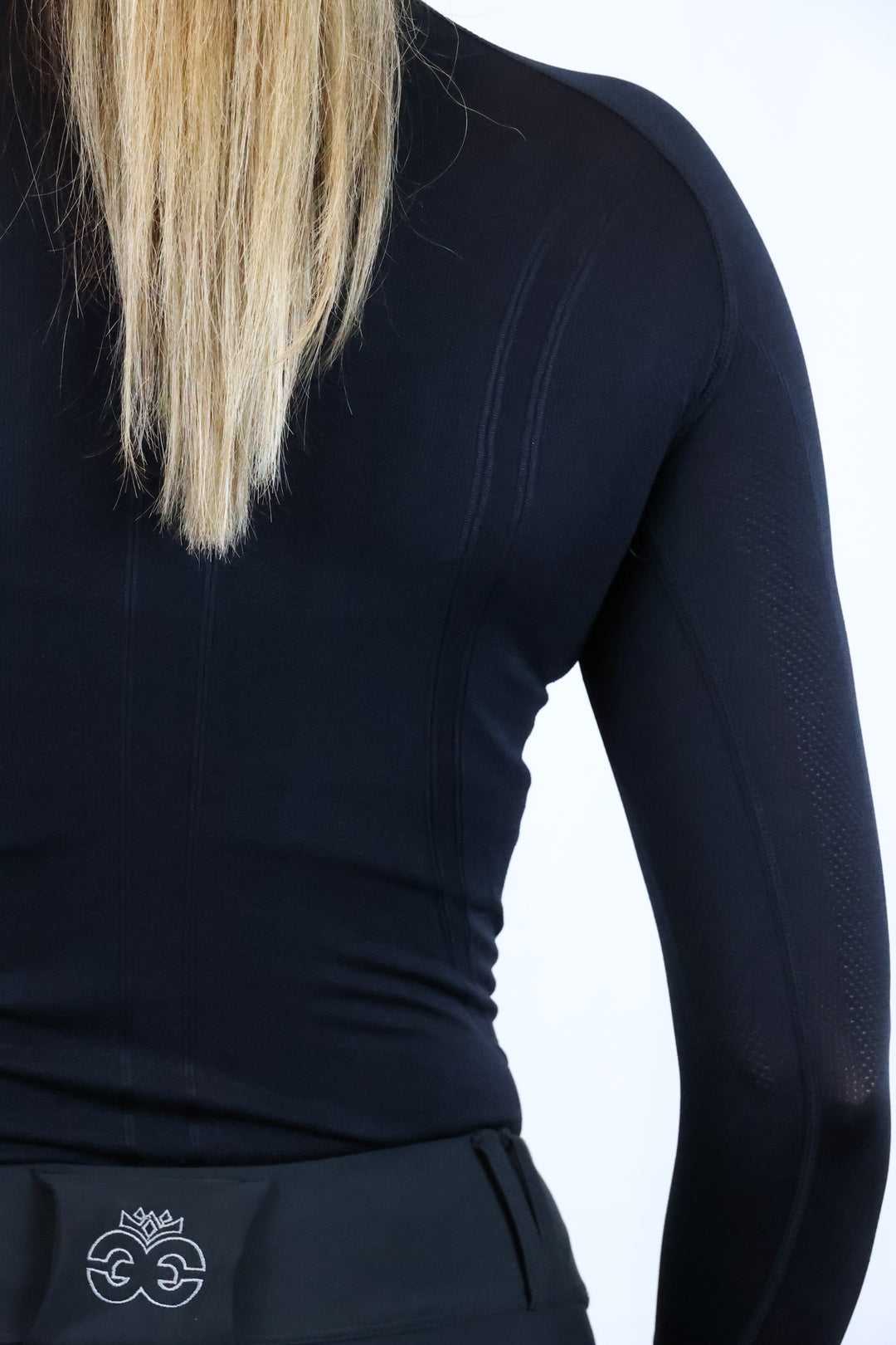 Molly Seamless Training Top - Black