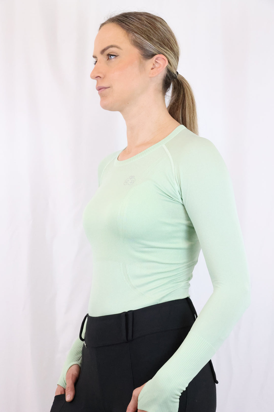 Molly Seamless Training Top - Sage