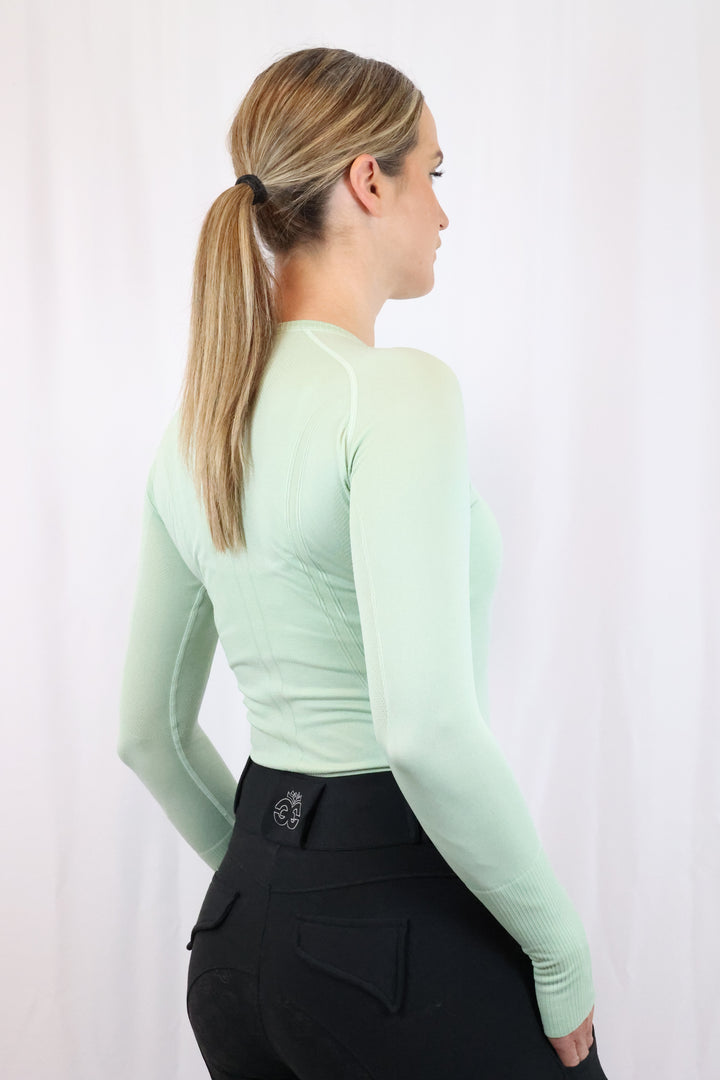 Molly Seamless Training Top - Sage