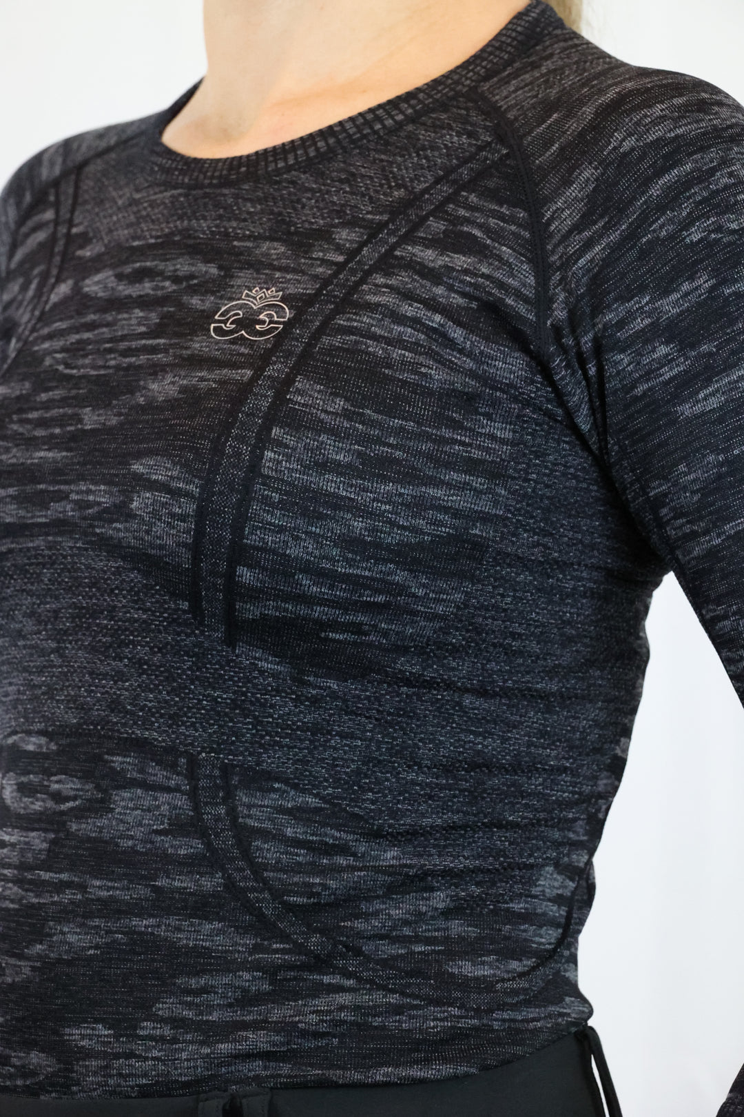 Molly Seamless Training Top - Camo Black