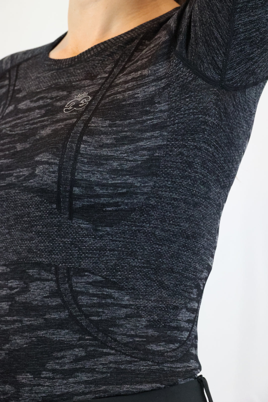 Molly Seamless Training Top - Camo Black