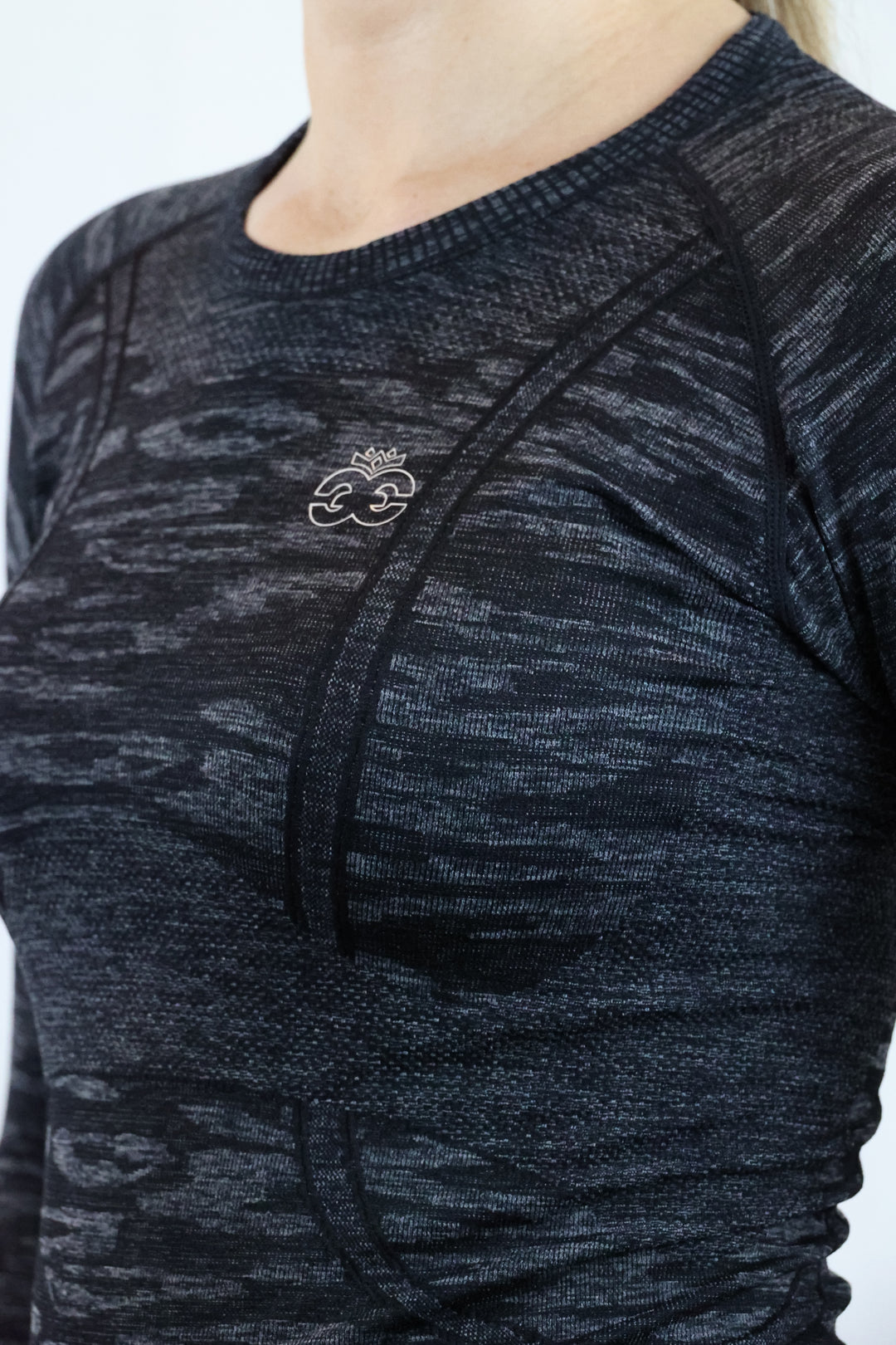 Molly Seamless Training Top - Camo Black