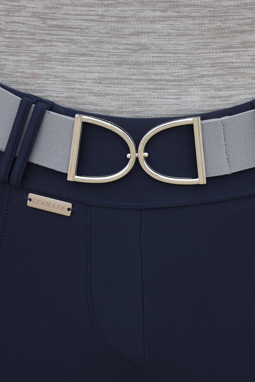 Stirrup Belt - Grey / Silver