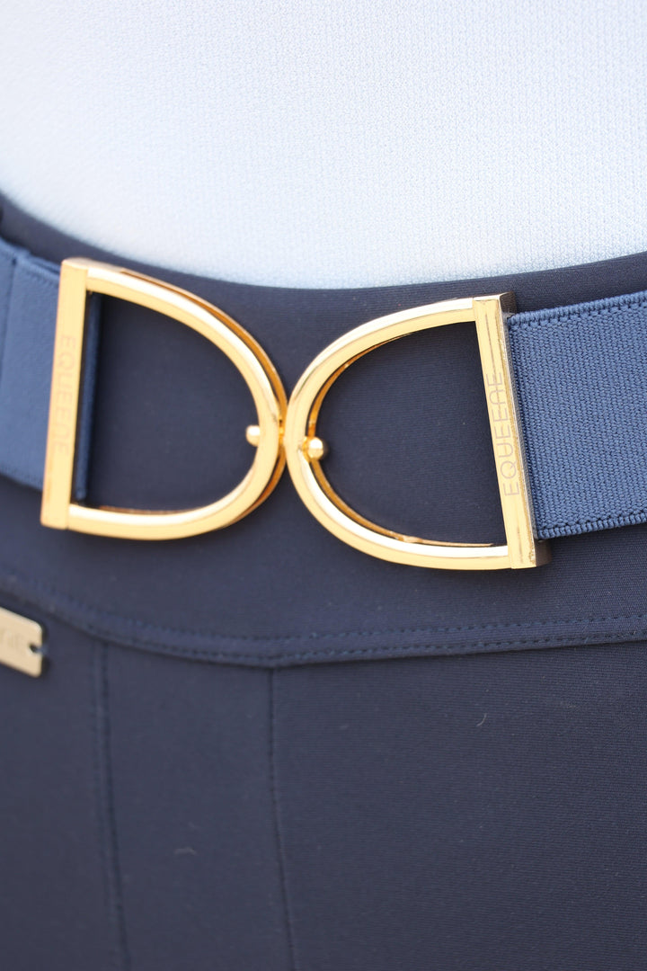 Stirrup Belt - Navy / Gold