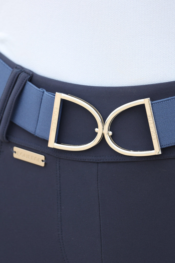 Stirrup Belt - Navy / Silver