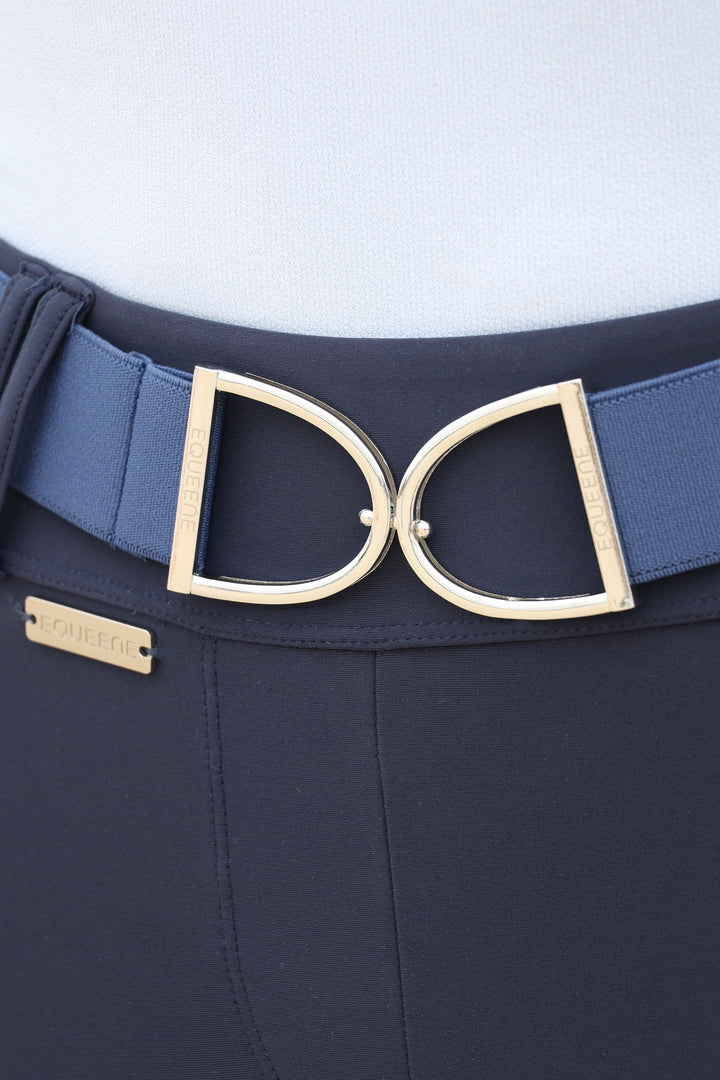 Stirrup Belt - Navy / Silver