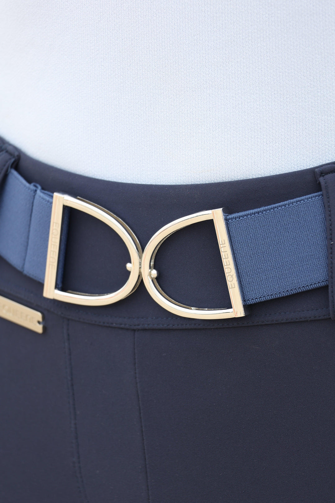 Stirrup Belt - Navy / Silver