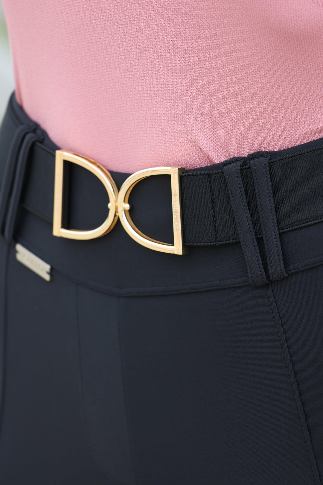 Stirrup Belt - Black / Gold