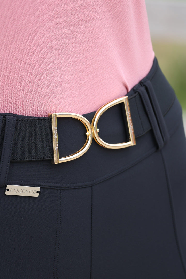 Stirrup Belt - Black / Gold