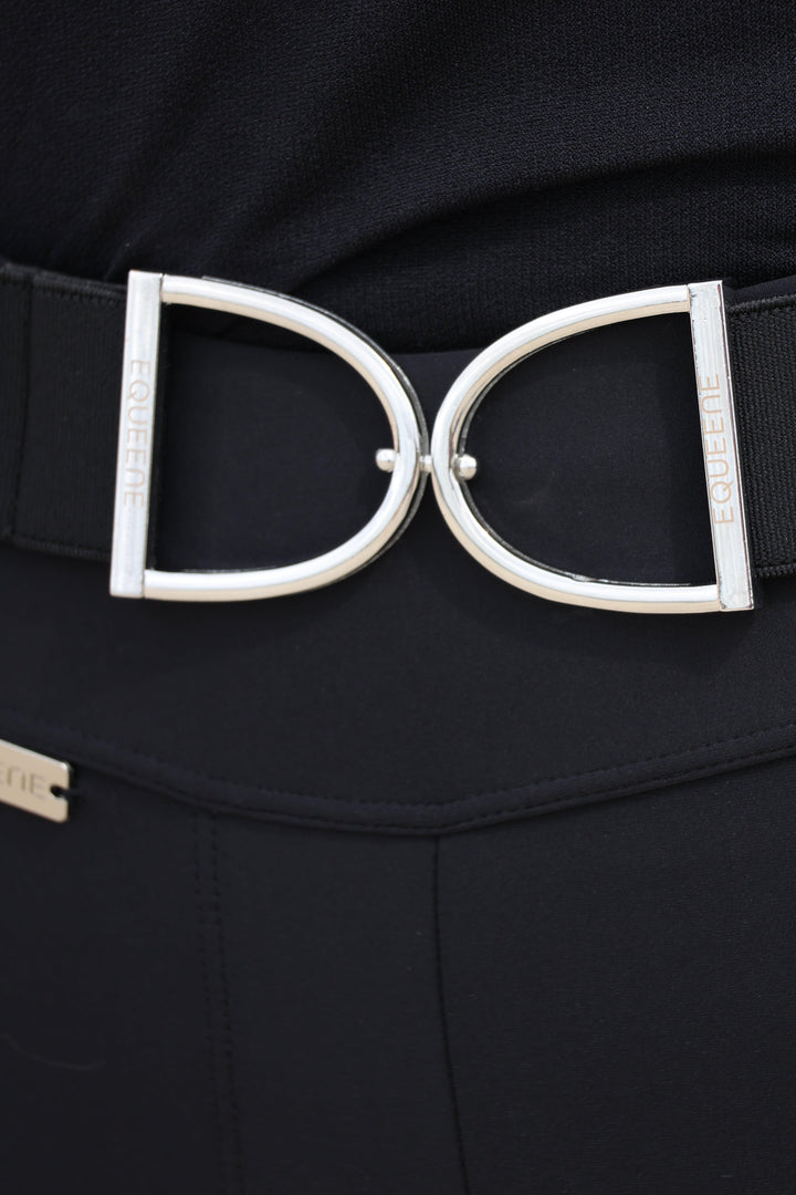 Stirrup Belt - Black / Silver