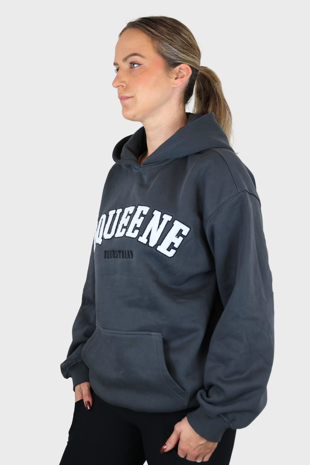 Ellie Oversized Hoodie - Granite