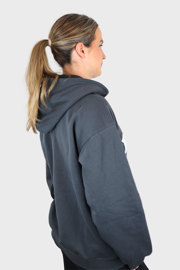 Ellie Oversized Hoodie - Granite