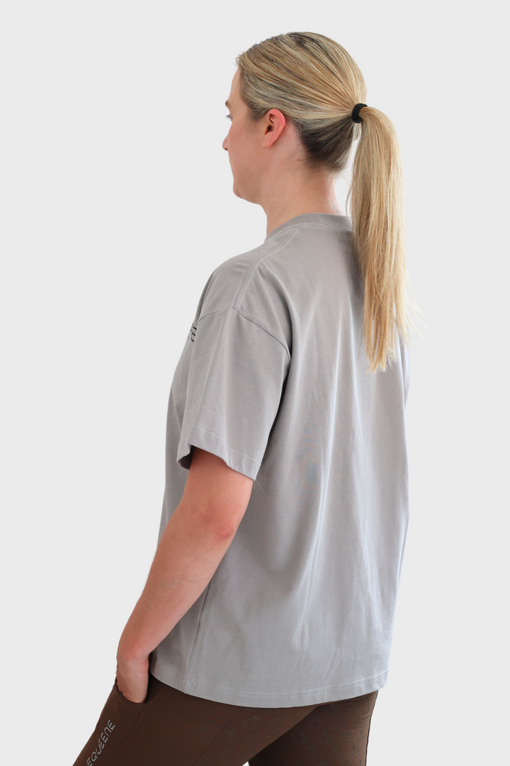 Tessa Oversized Tee - Grey