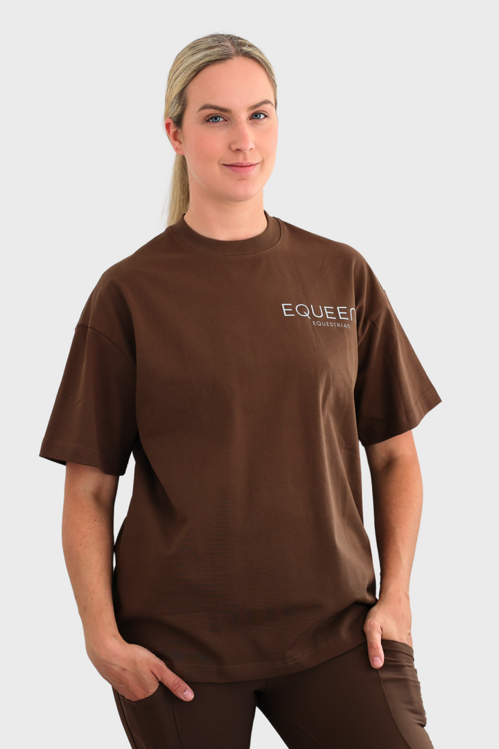 Tessa Oversized Tee - Espresso