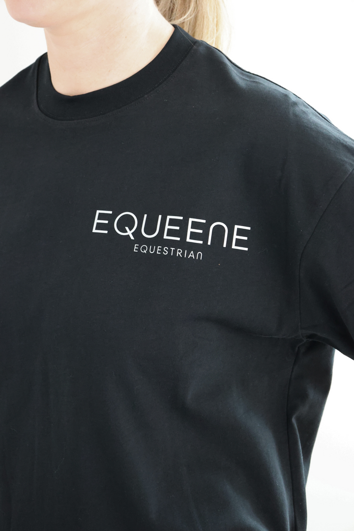 Tessa Oversized Tee - Black