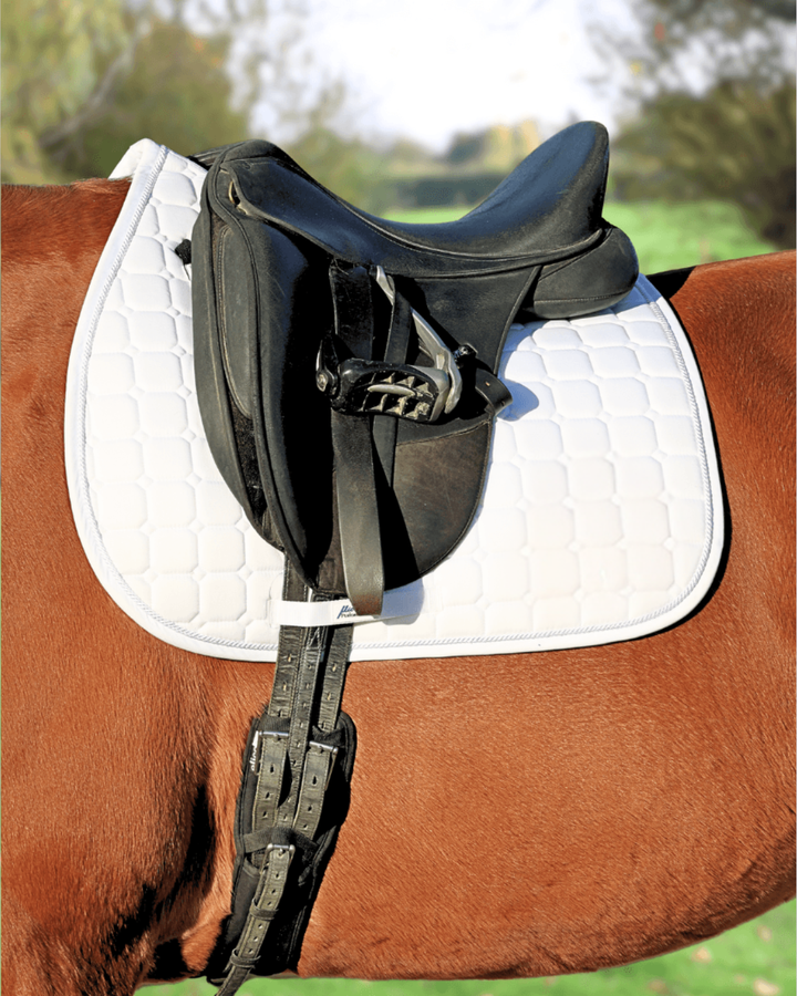 Pro-Impact Dressage Saddlecloth - White