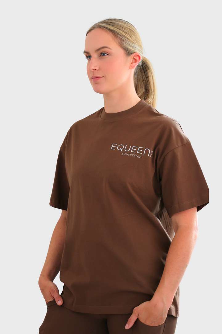 Tessa Oversized Tee - Espresso