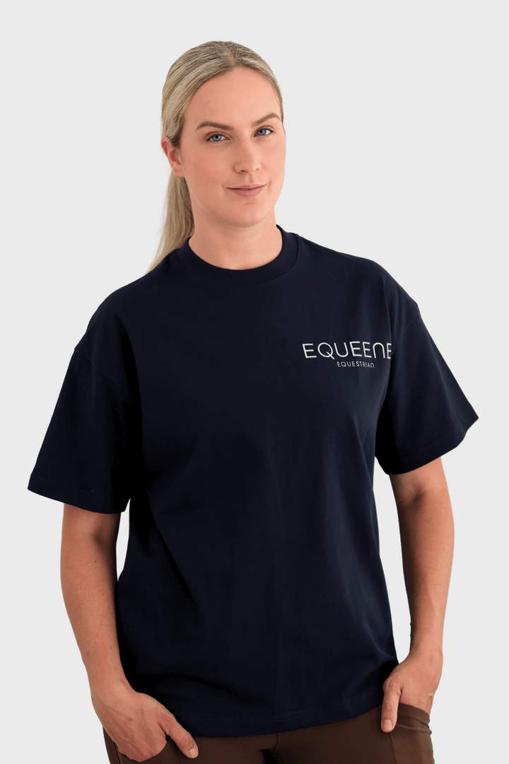 Tessa Oversized Tee - Black