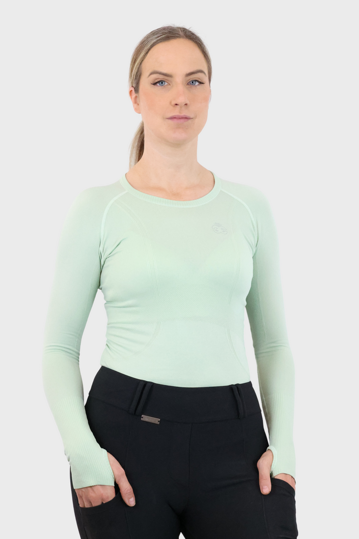 Molly Seamless Training Top - Sage