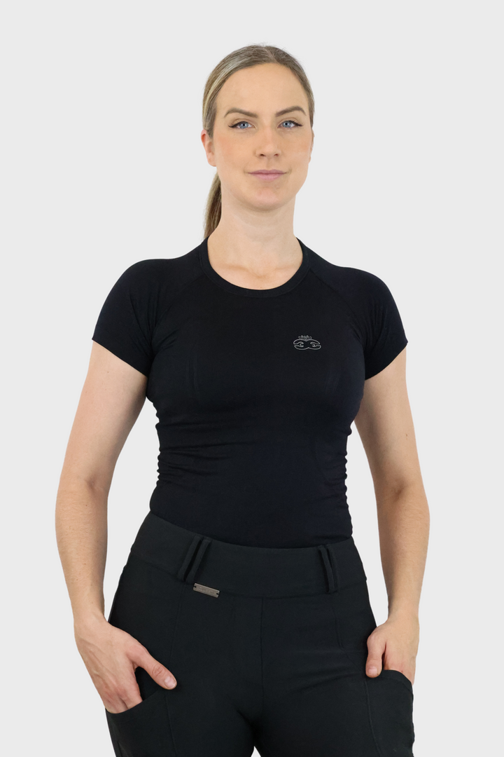 Dory Seamless Training Top - Black