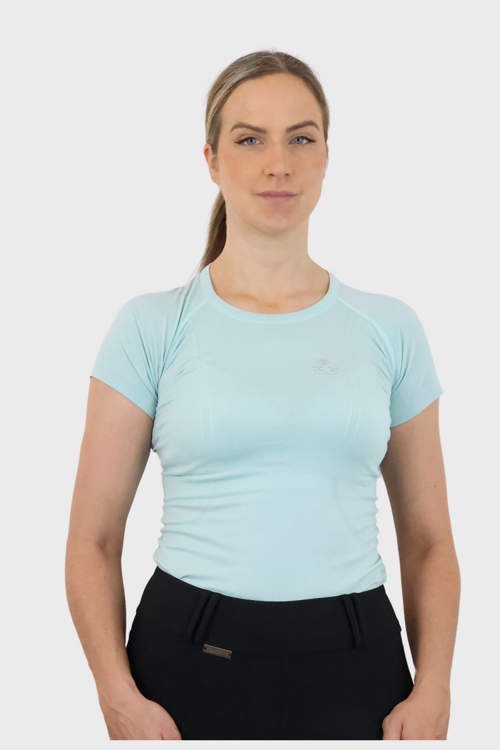 Camiseta de entrenamiento sin costuras Dory - Menta