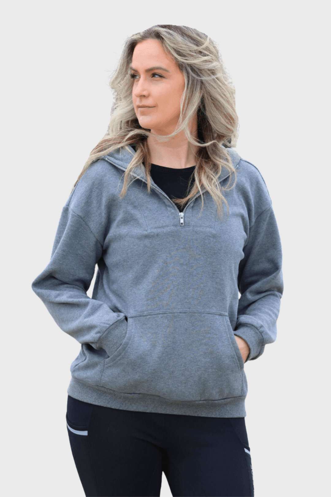 Ana Polar Hoodie - Charcoal